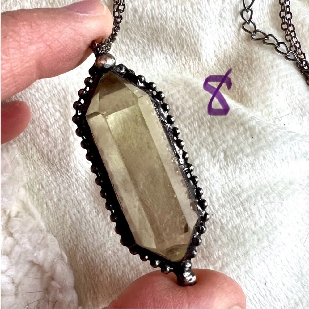 * NEW STOCK! * DT Citrine Chakra Clearing Necklace Pendant - Picture 7 of 9